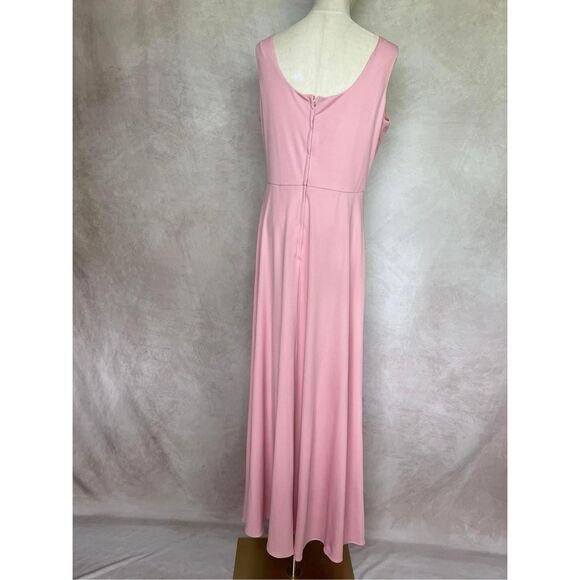 Vintage 1970s Plus Size Pink Maxi Dress - Picture 4 of 6